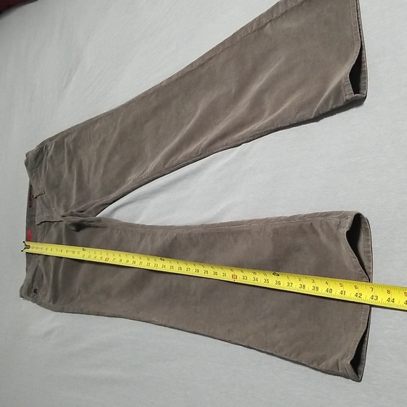 AG The Angel Boot Cut Corduroy Pants Olive - Picture 7 of 16